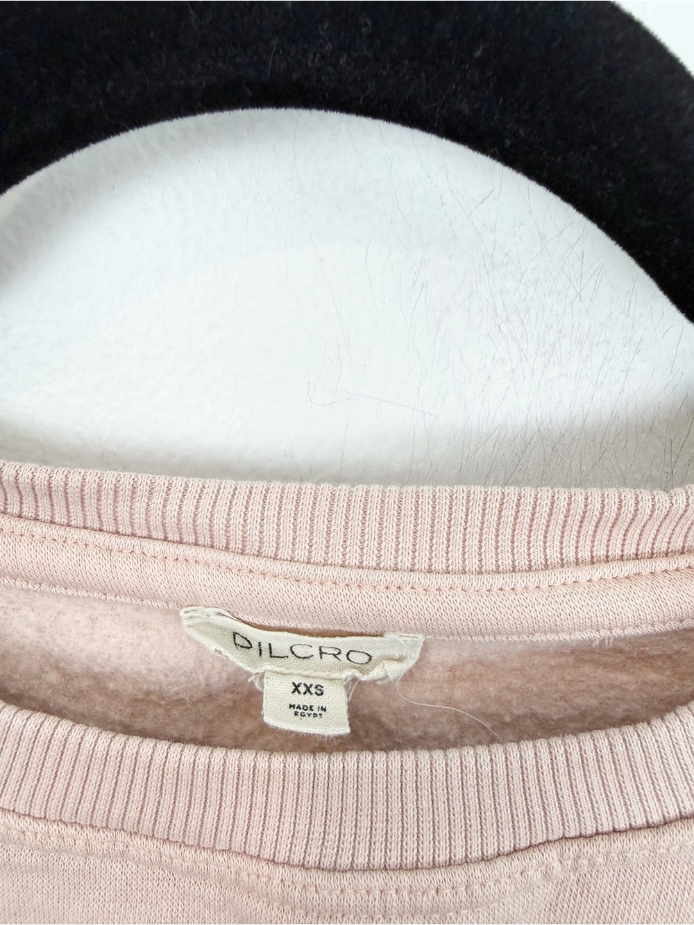 Anthropologie Pilcro Pink Mixed Rib Sweatshirt Size XXS - Picture 5 of 8